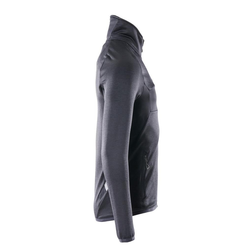 Maglia in pile con giacca in micropile con zip corta