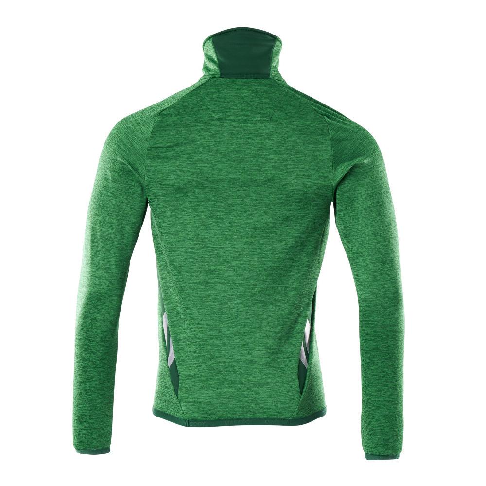 Maglia in pile con giacca in micropile con zip corta