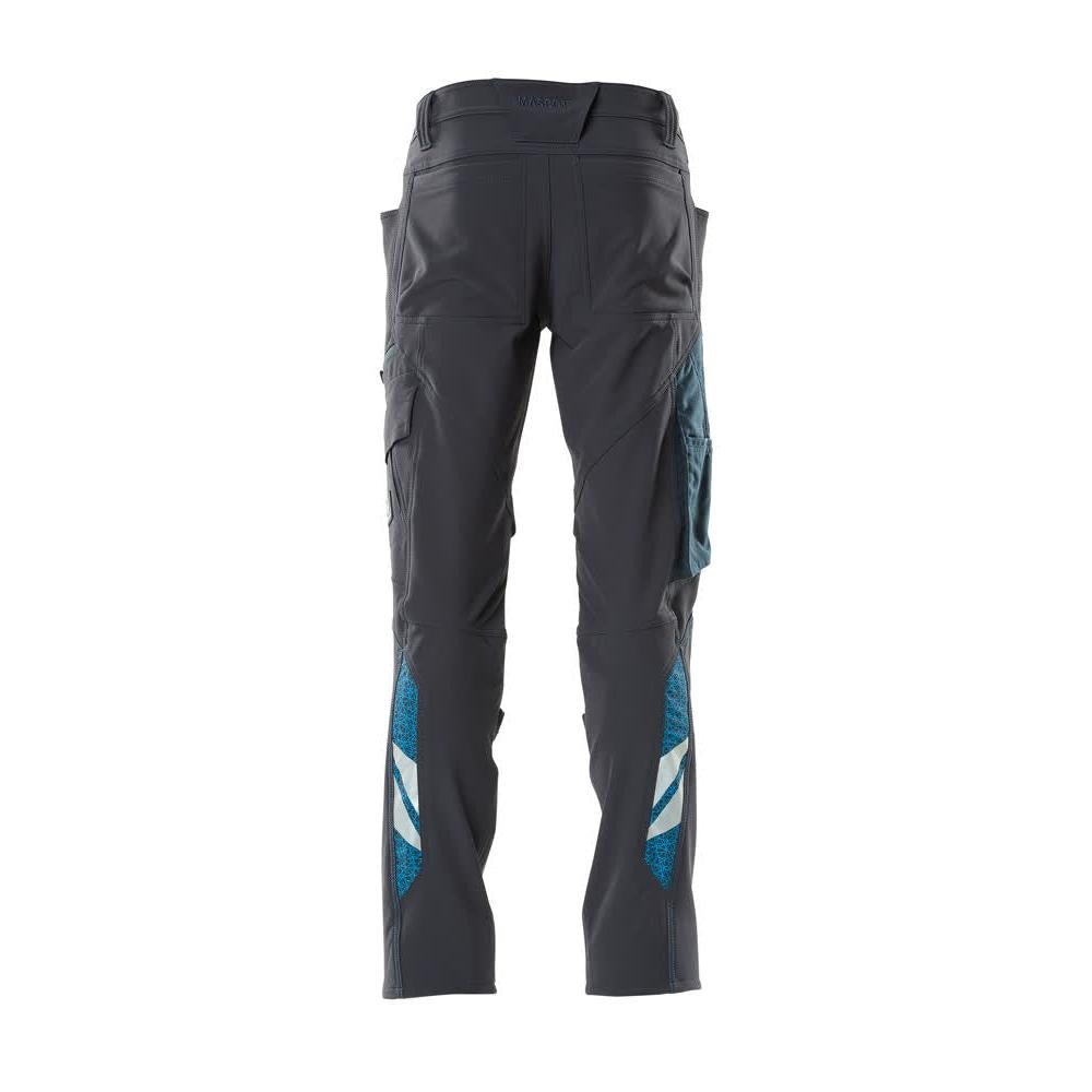 Pantaloni, tasche al ginocchio, pantaloni ULTIMATE STRETCH, nero-blu
