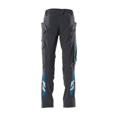 Pantaloni, tasche al ginocchio, pantaloni ULTIMATE STRETCH, nero-blu