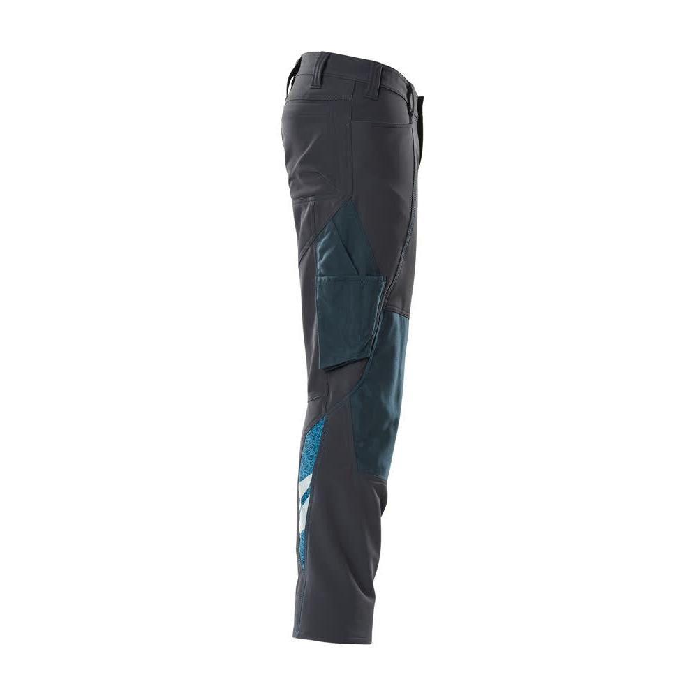 Pantaloni, tasche al ginocchio, pantaloni ULTIMATE STRETCH, nero-blu