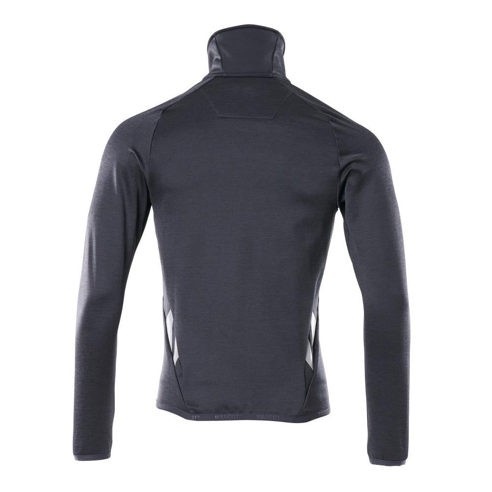 Pullover in pile con giacca in micropile con zip