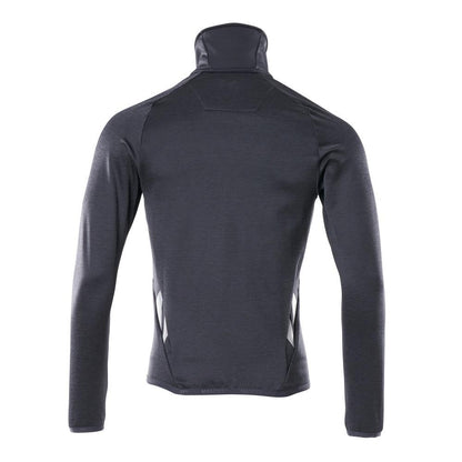 Pullover in pile con giacca in micropile con zip