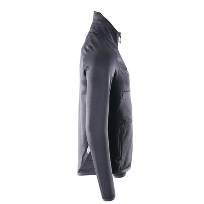 Pullover in pile con giacca in micropile con zip