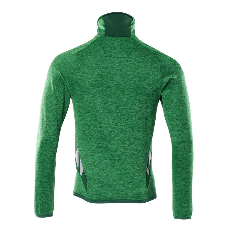 Pullover in pile con giacca in micropile con zip