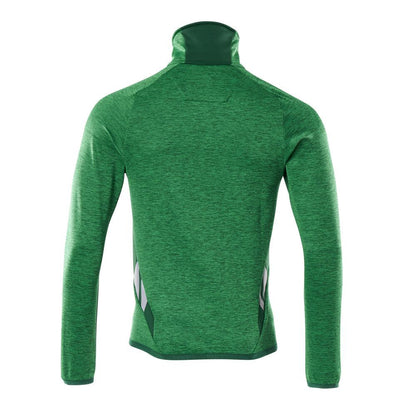 Pullover in pile con giacca in micropile con zip