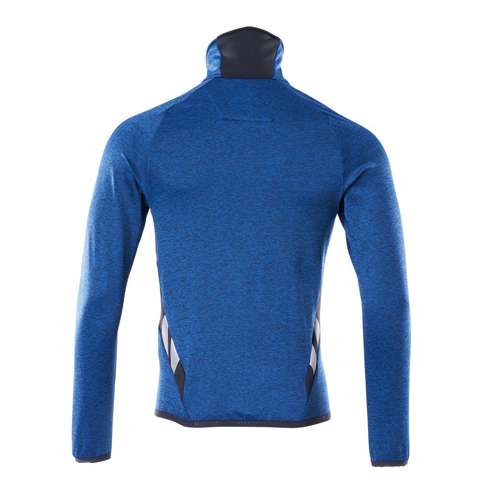 Pullover in pile con giacca in micropile con zip