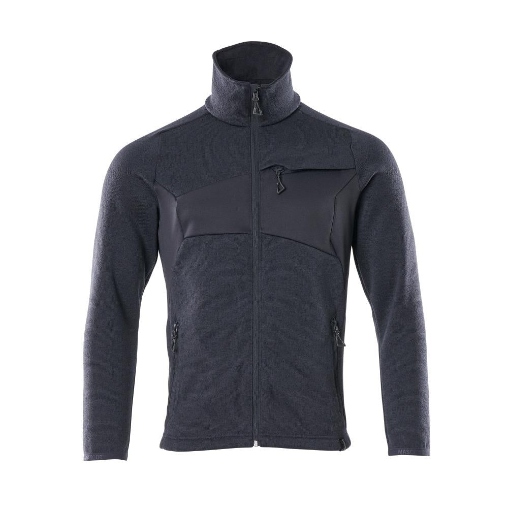 Maglione lavorato a maglia con cardigan con cerniera