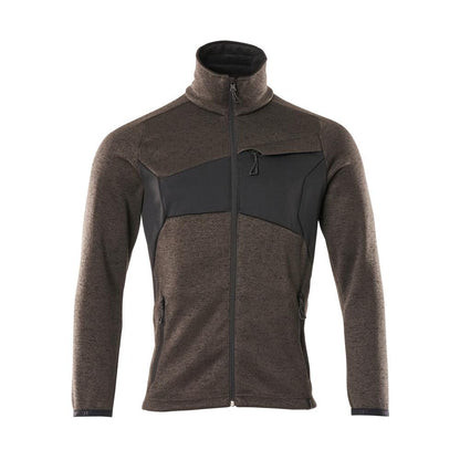 Maglione lavorato a maglia con cardigan con cerniera