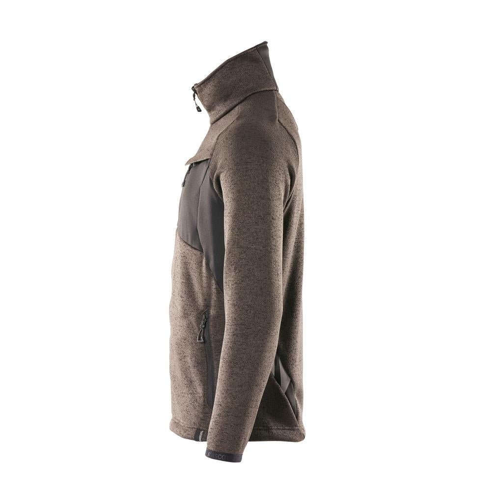 Maglione lavorato a maglia con cardigan con cerniera