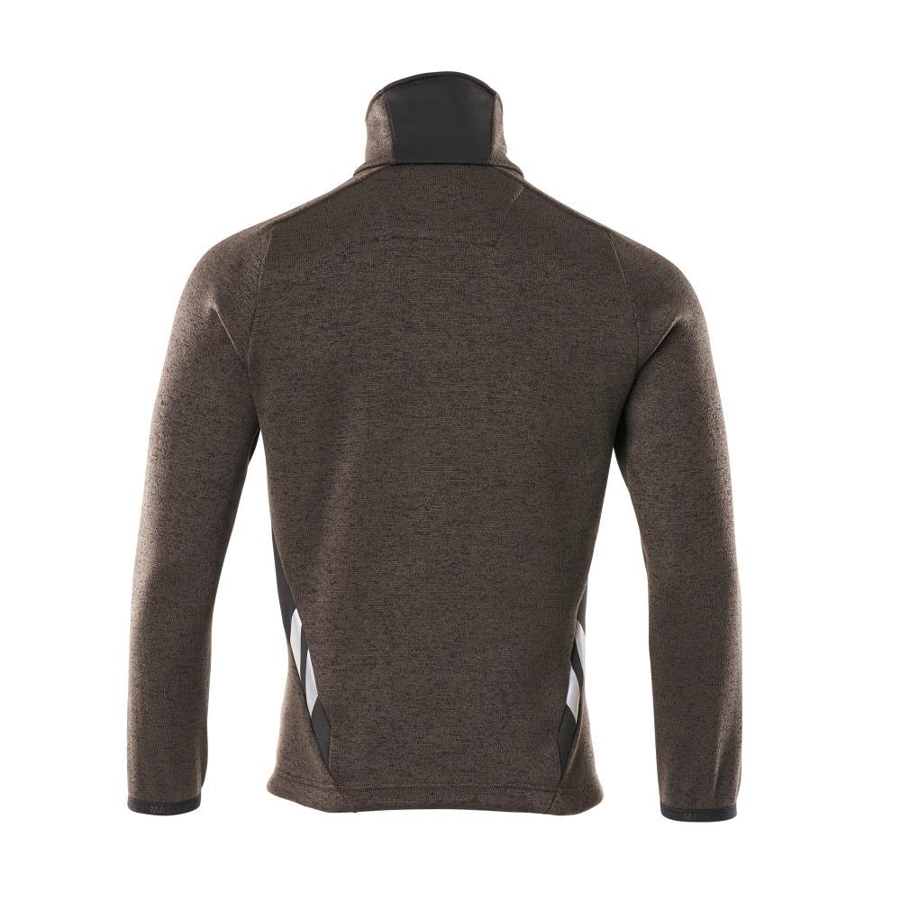 Maglione lavorato a maglia con cardigan con cerniera