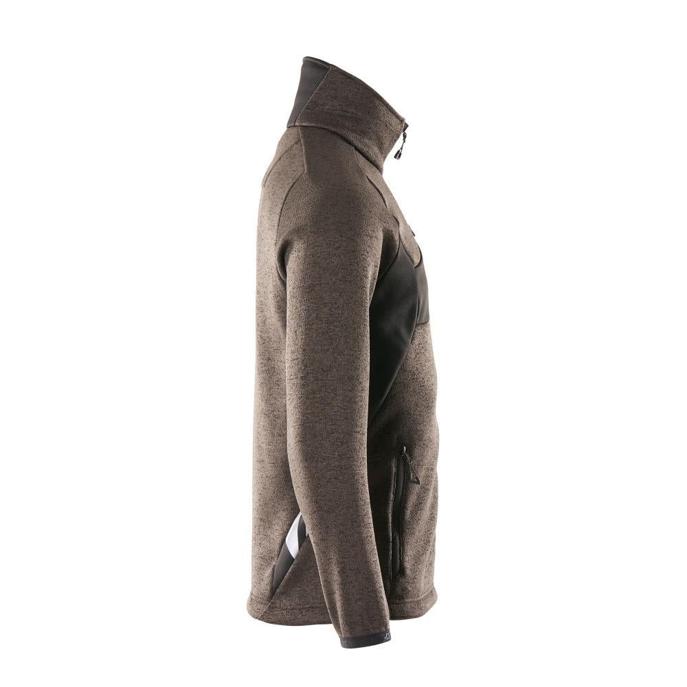 Maglione lavorato a maglia con cardigan con cerniera