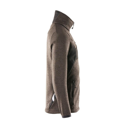Maglione lavorato a maglia con cardigan con cerniera