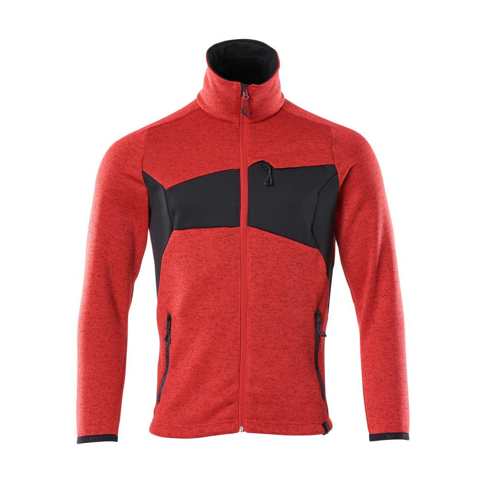 Maglione lavorato a maglia con cardigan con cerniera