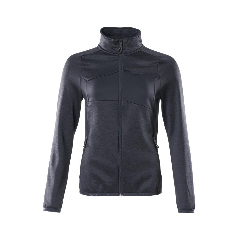 Pullover in pile con zip, giacca in micropile da donna