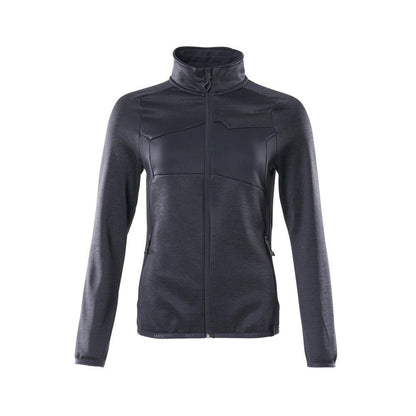 Pullover in pile con zip, giacca in micropile da donna