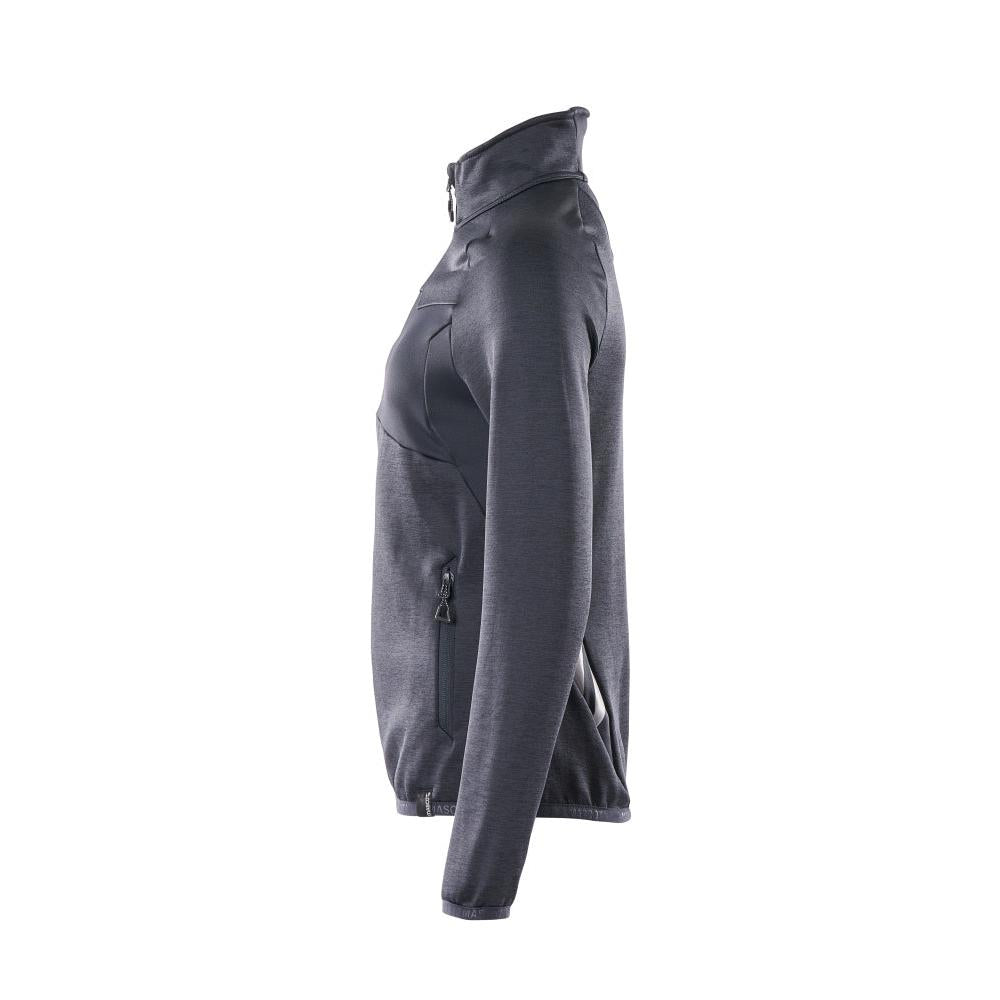 Pullover in pile con zip, giacca in micropile da donna