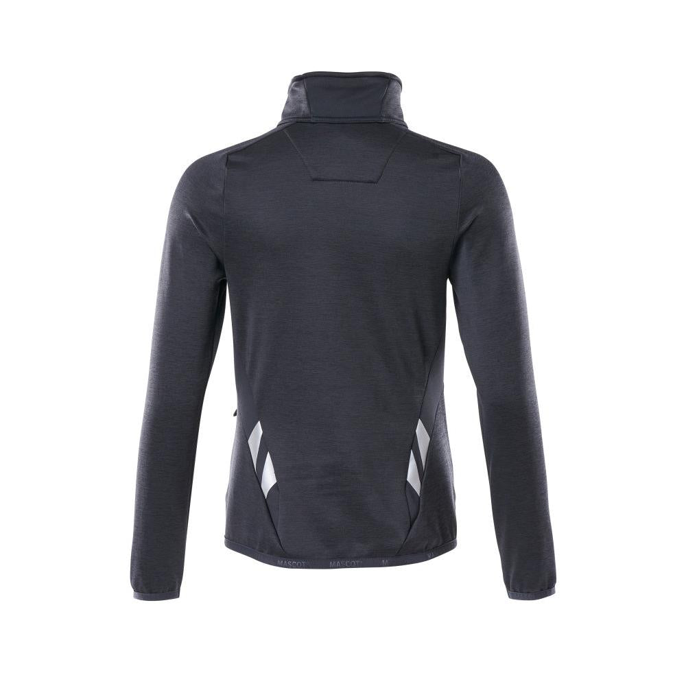 Pullover in pile con zip, giacca in micropile da donna