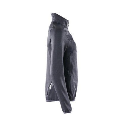 Pullover in pile con zip, giacca in micropile da donna