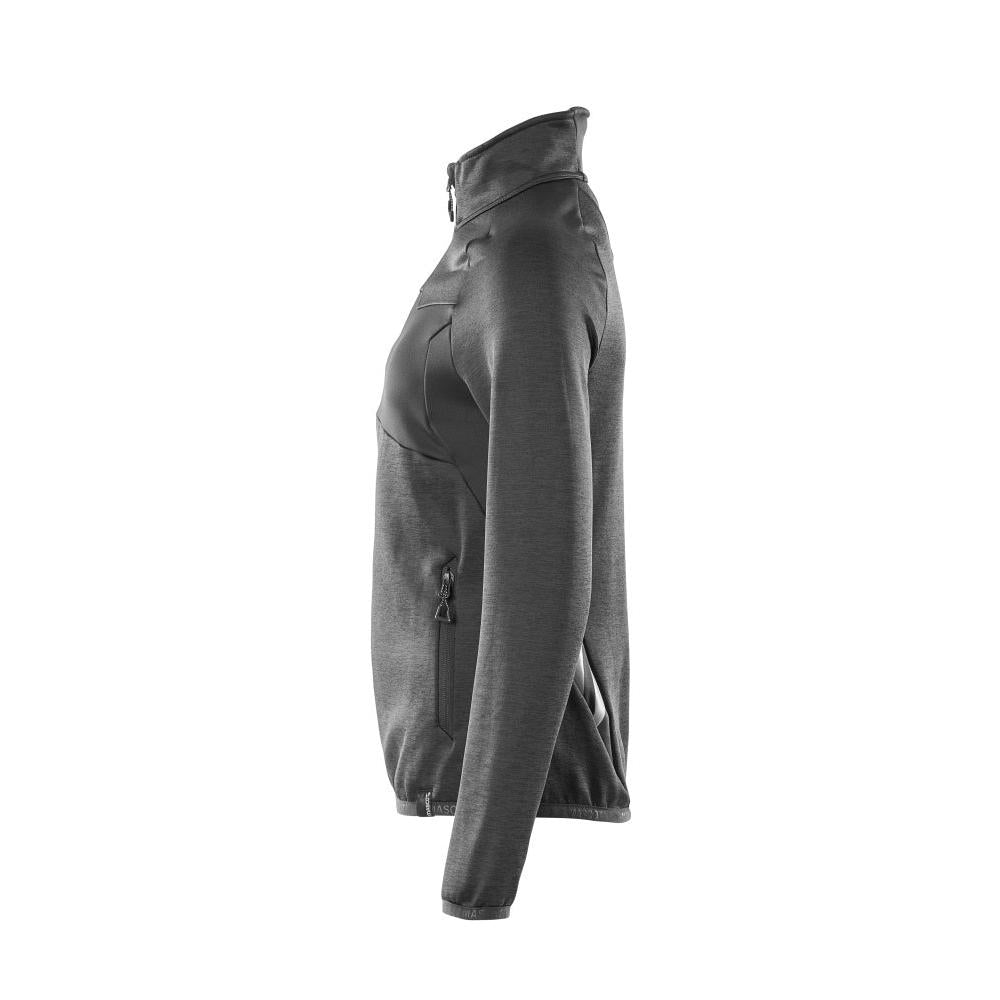 Pullover in pile con zip, giacca in micropile da donna