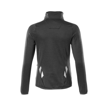 Pullover in pile con zip, giacca in micropile da donna