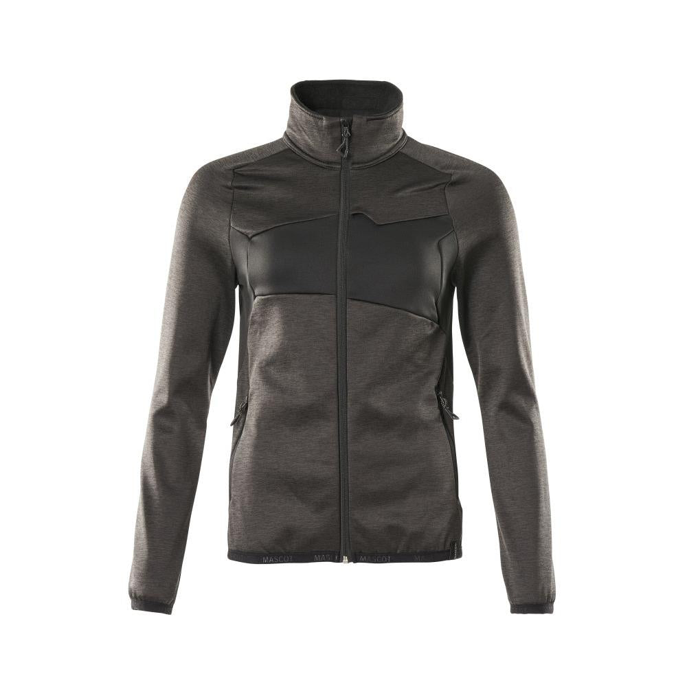 Pullover in pile con zip, giacca in micropile da donna