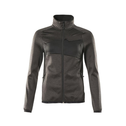 Pullover in pile con zip, giacca in micropile da donna