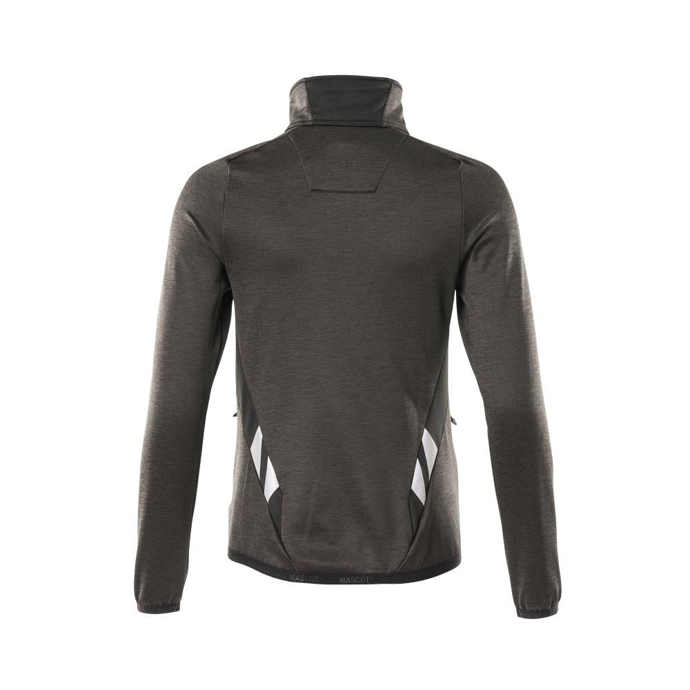 Pullover in pile con zip, giacca in micropile da donna