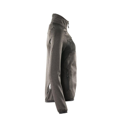 Pullover in pile con zip, giacca in micropile da donna