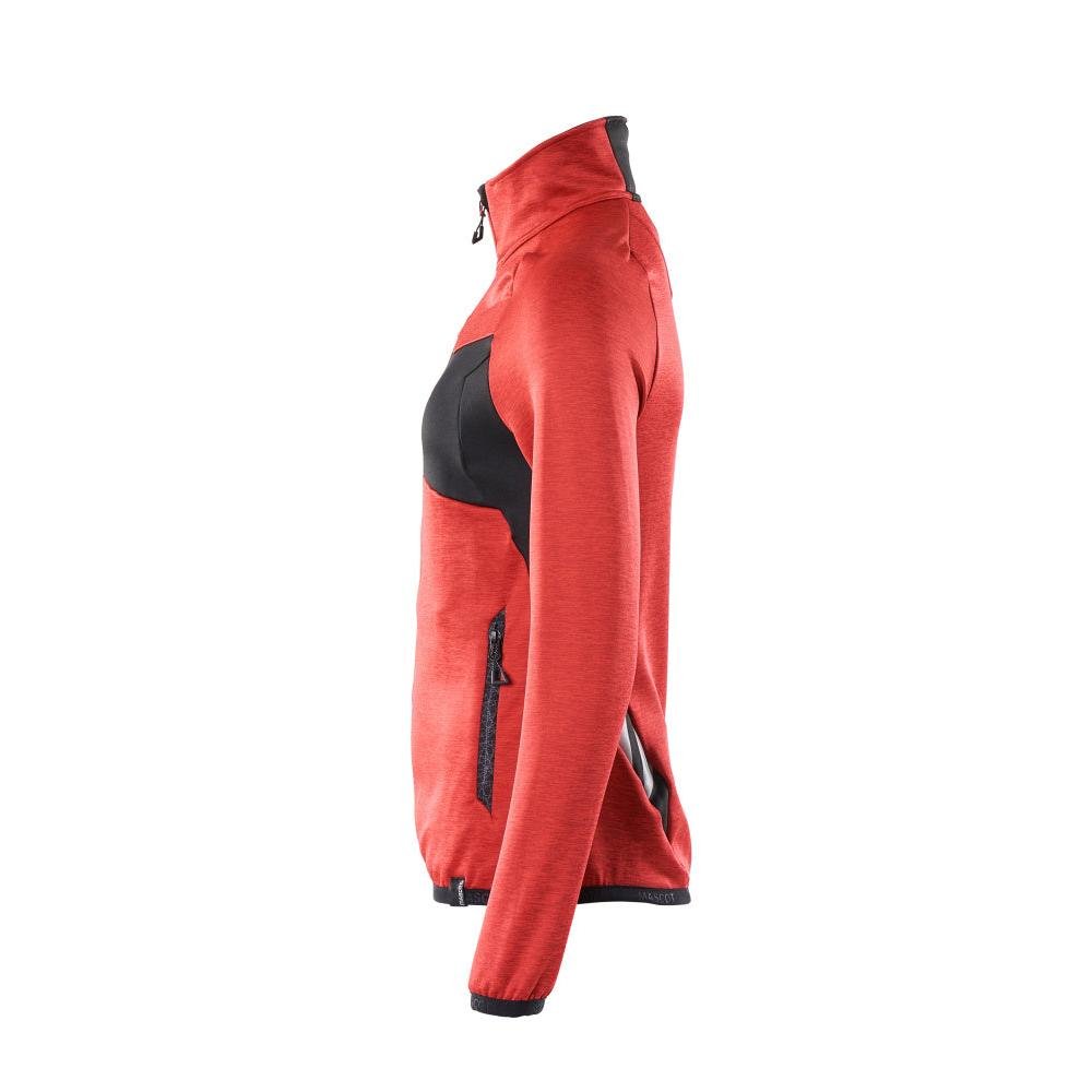 Pullover in pile con zip, giacca in micropile da donna