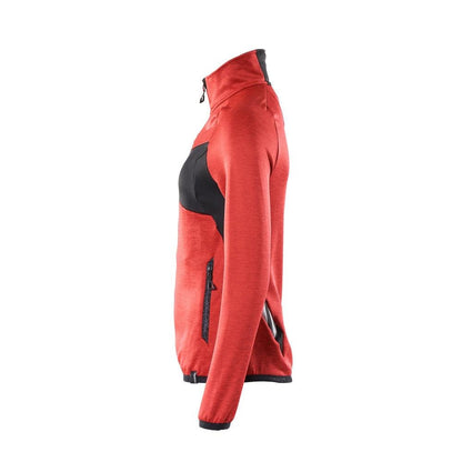 Pullover in pile con zip, giacca in micropile da donna