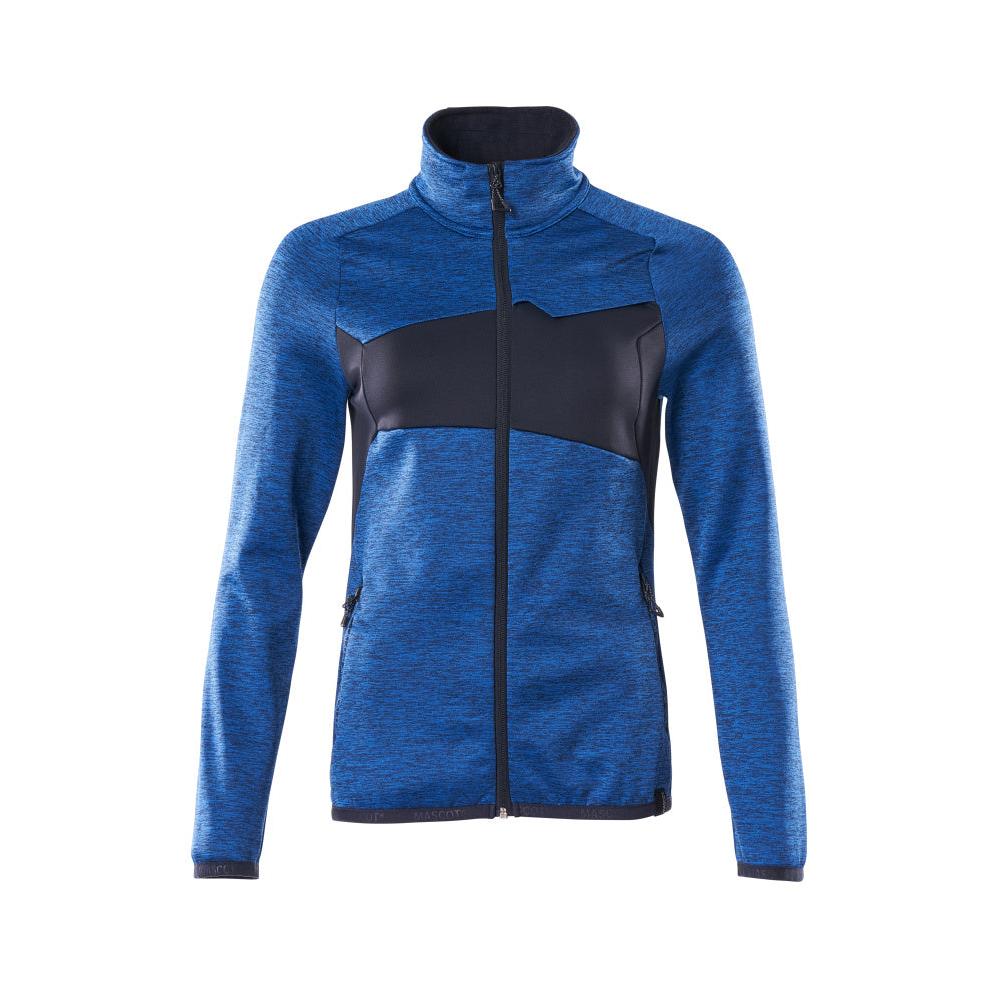 Pullover in pile con zip, giacca in micropile da donna