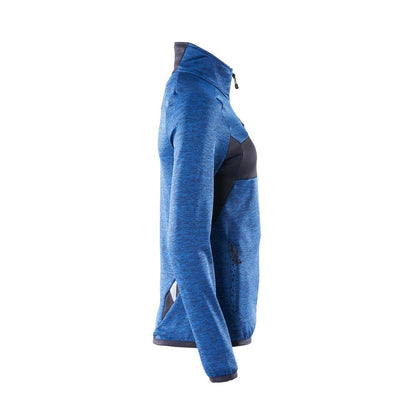 Pullover in pile con zip, giacca in micropile da donna
