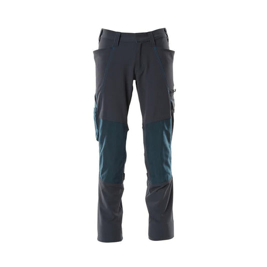 Pantaloni, tasche al ginocchio, pantaloni ULTIMATE STRETCH, nero-blu