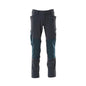 Pantaloni, tasche al ginocchio, pantaloni ULTIMATE STRETCH, nero-blu