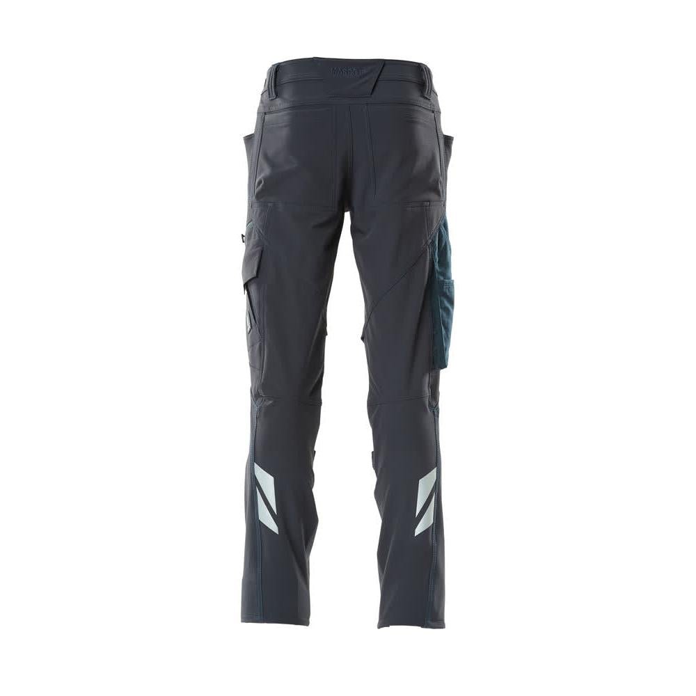 Pantaloni, tasche al ginocchio, pantaloni ULTIMATE STRETCH, nero-blu