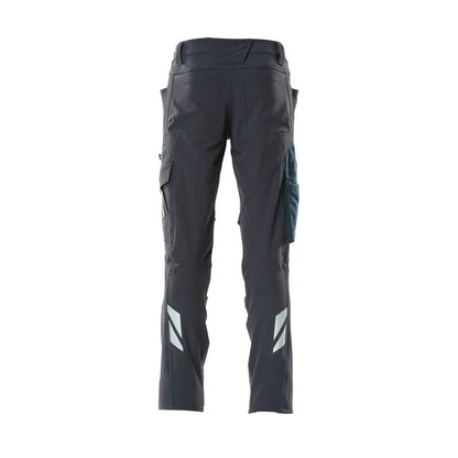 Pantaloni, tasche al ginocchio, pantaloni ULTIMATE STRETCH, nero-blu