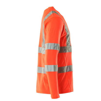 T-shirt, scollo a V, maglietta a maniche lunghe