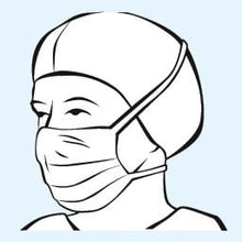 Maschera Foliodress antispruzzo | Confezione (40 pezzi)