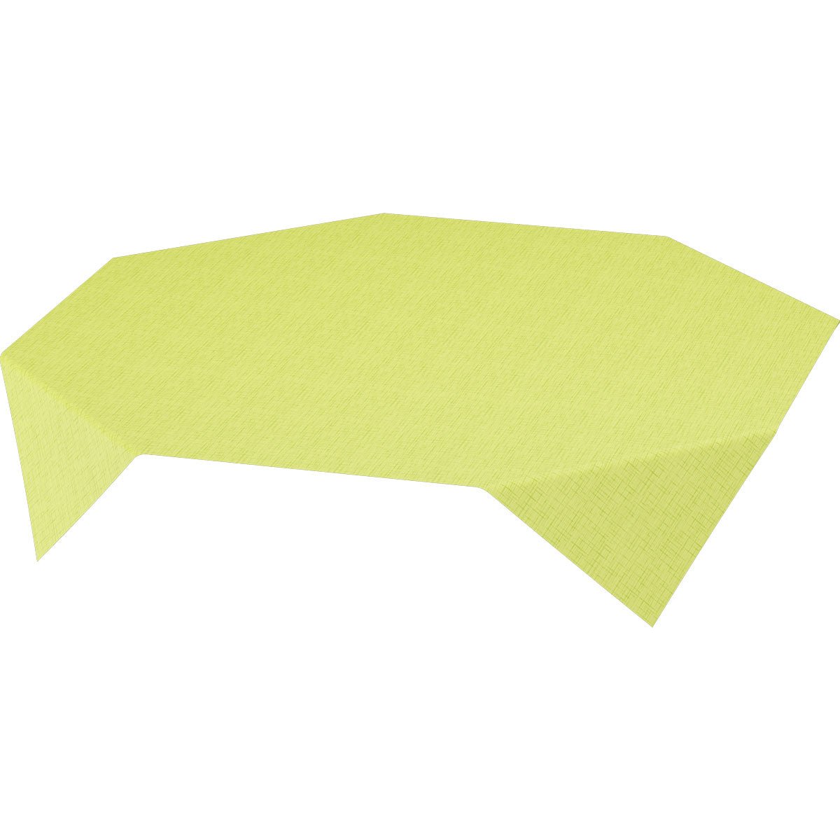 La tovaglia Dunisilk MD 84x84 cm Linnea kiwi della Duni GmbH, realizzata in tessuto di alta qualità, copre il tavolo con il suo tono giallo-verde brillante e gli angoli drappeggiati e squadrati. La confezione contiene 20 pezzi.