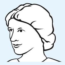 Foliodress Cap Comf Dino unst P100 | Confezione (100 pezzi)