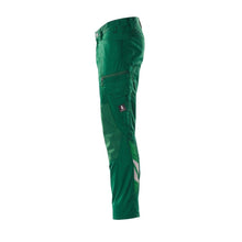 Pantaloni con tasche al ginocchio, pantaloni extra leggeri, verde