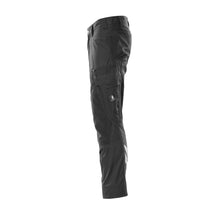 Pantaloni con tasche al ginocchio, pantaloni extra leggeri, neri