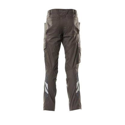 Pantaloni con tasche al ginocchio, pantalone extra leggero, antracite scuro