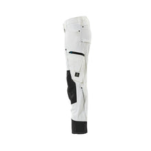 Pantaloni con tasche al ginocchio, donna, pantaloni Pearl, bianco