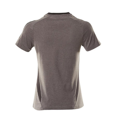 T-shirt, maglietta da donna, antracite scuro/nero