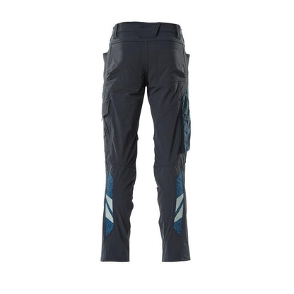 Pantaloni, tasche al ginocchio, pantaloni ULTIMATE STRETCH, nero-blu