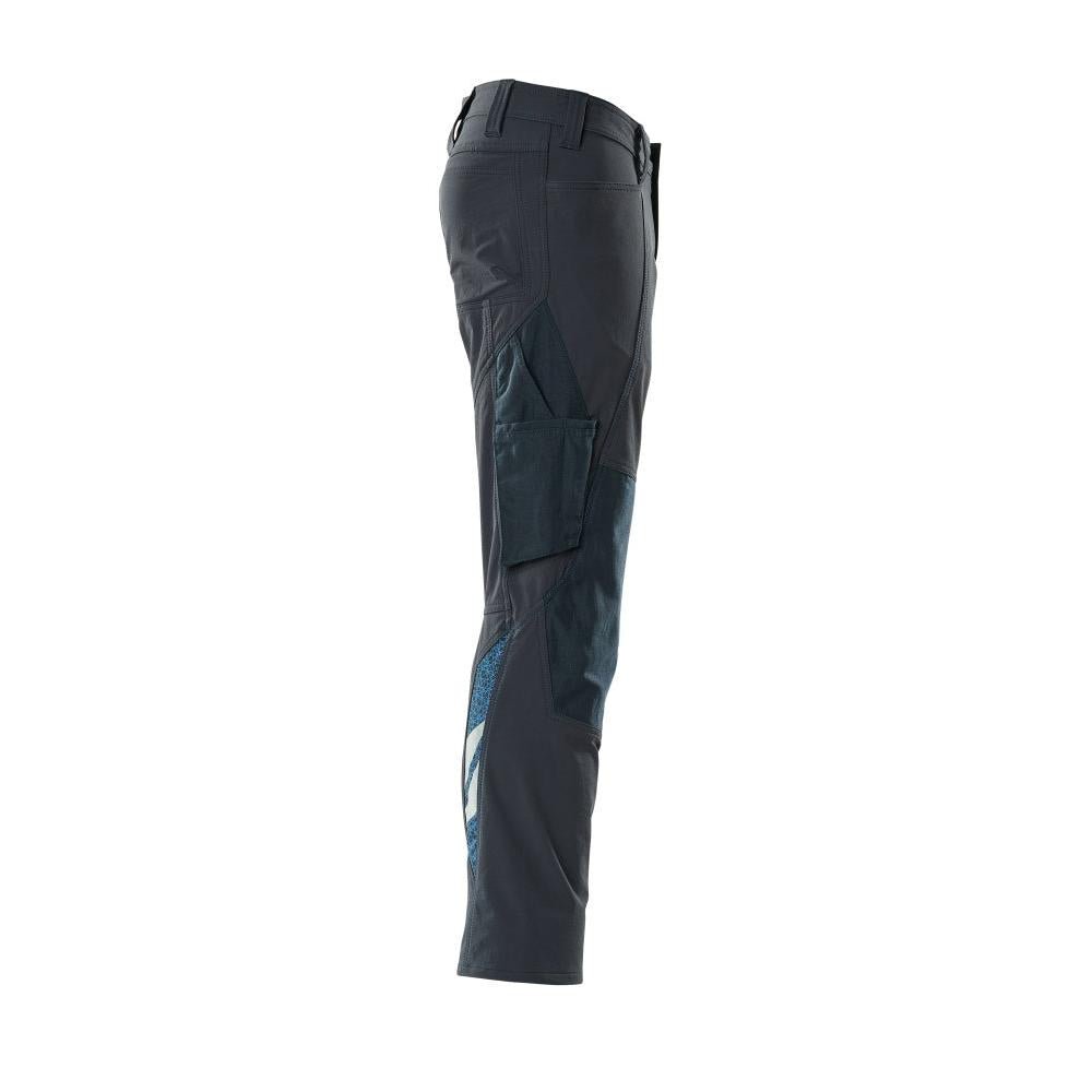 Pantaloni, tasche al ginocchio, pantaloni ULTIMATE STRETCH, nero-blu