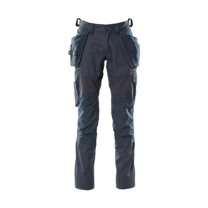 Pantaloni con tasche appese, pantaloni con inserti stretch