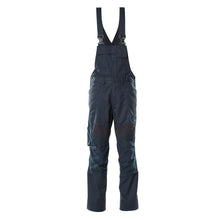 Salopette, tasche al ginocchio, inserti elasticizzati Salopette, nero-blu